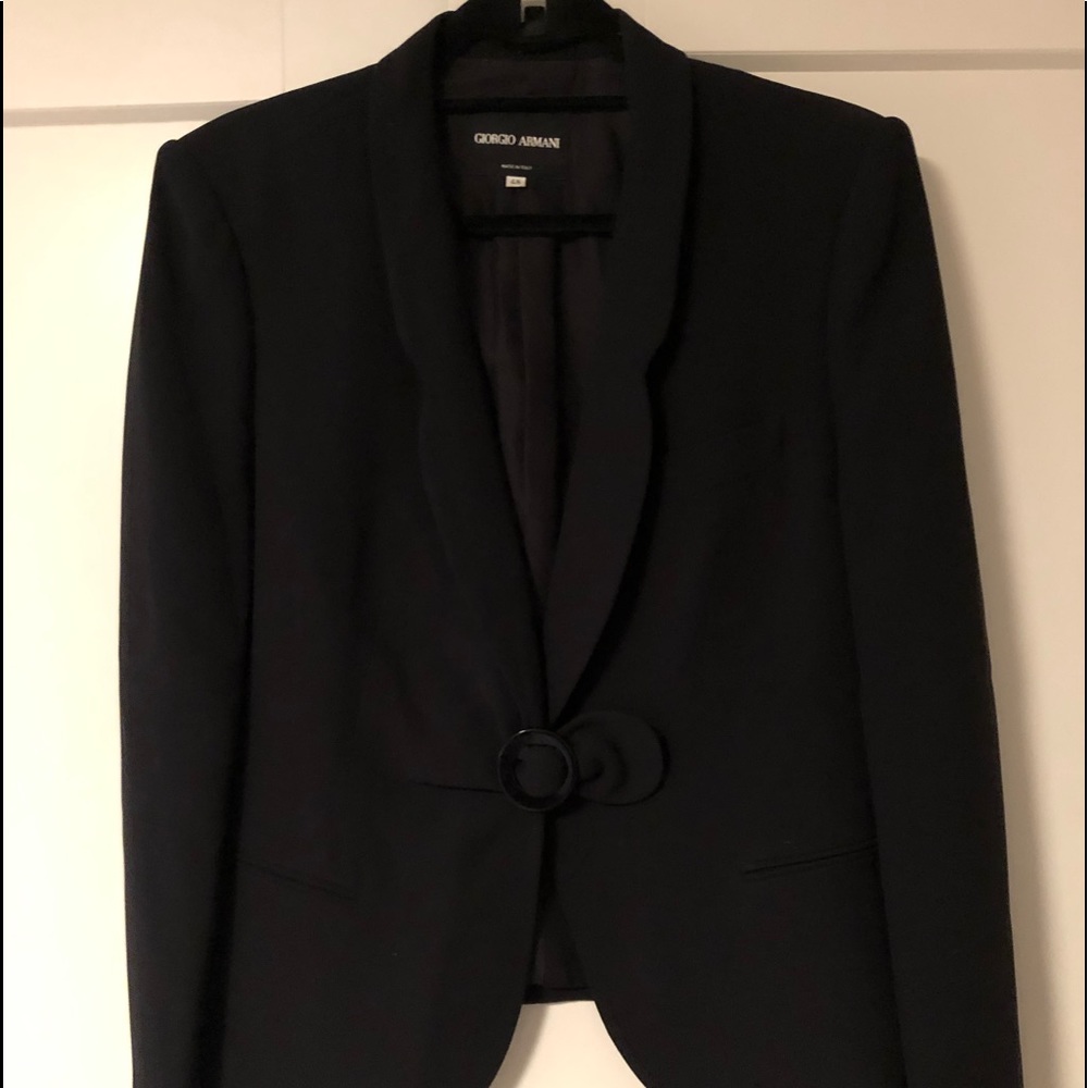 Giorgio Armani black blazer size 48 (14)